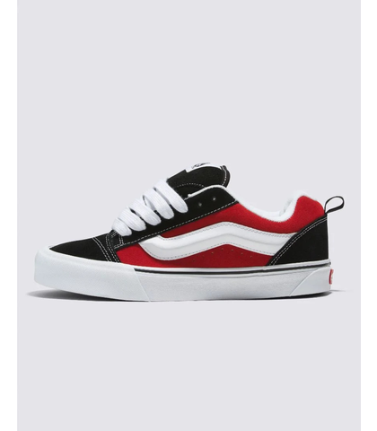 VANS KNU SKOOL SHOE - RED / TRUE WHITE