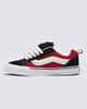 VANS KNU SKOOL SHOE - RED / TRUE WHITE