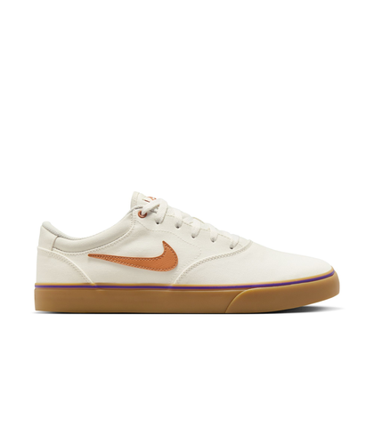 NIKE SB CHRON 2 CANVAS SHOE - SUMMIT WHITE / MONARCH