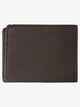 QUIKSILVER NEW MISS DOLLAR LEATHER WALLET - CHOC BROWN