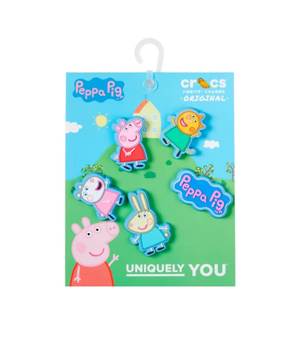 JIBBITZ PEPPA PIG 5 PACK