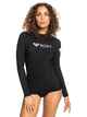 ROXY LADIES HEATER L/S RASHSHIRT - BLACK