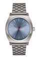 NIXON TIME TELLER WATCH - LIGHT GUNMETAL / DUSTY BLUE