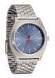 NIXON TIME TELLER WATCH - LIGHT GUNMETAL / DUSTY BLUE