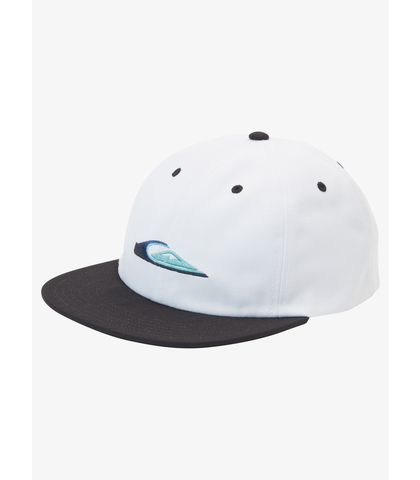 QUIKSILVER BLOCK STOCKER CAP - WHITE