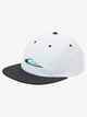 QUIKSILVER BLOCK STOCKER CAP - WHITE