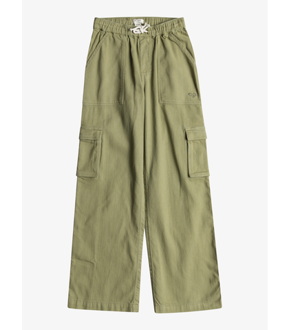 ROXY GIRLS PRECIOUS CARGO PANT - OIL GREEN