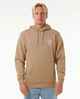 RIPCURL MENS SEARCH ICON HOODY - SAND DUNE