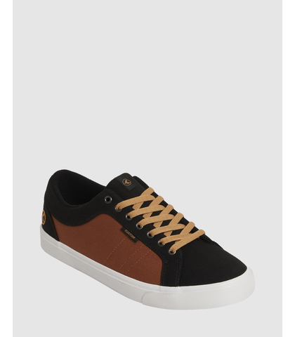 KUSTOM FINETIME CLASSIC  SHOE - BLACK / BROWN