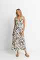 RHYTHM LADIES SUNDANCE FLORAL MAXI DRESS - NATURAL