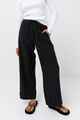 RHYTHM LADIES CLASSIC DRAWSTRING PANT - BLACK