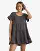 BILLABONG LADIES PIXIE DRESS - WASHED BLACK