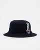 RUSTY MENS PIPELINE REVO BUCKET HAT - NAVY BLUE