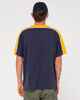 RUSTY MENS STRAIGHT SHOOTER S/S TEE - NAVY BLUE