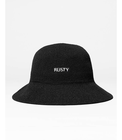 RUSTY LADIES BAILEY BUCKET HAT - BLACK