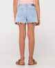 RUSTY GIRLS PENNY KICK FLARE DENIM SHORT - SKY BLUE HEATHER