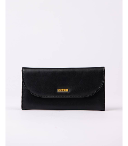 RUSTY LADIES EVE FLAP WALLET - BLACK