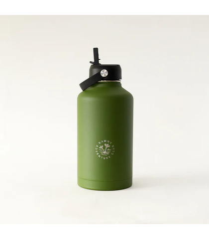 DAWNY ADVENTURE CLUB 1.9LTR COOLER BOTTLE - MOSS