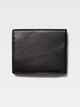 VOLCOM SINGLE STONE LEATHER WALLET - BLACK