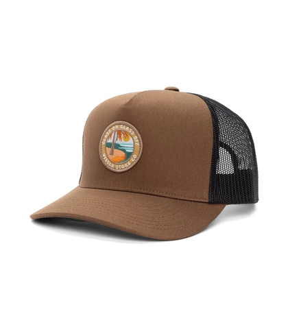 VISSLA SOLID SETS ECO TRUCKER CAP - DARK EARTH