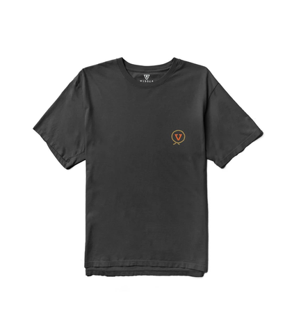 VISSLA MENS SOREN LADY SHRED ORGAINC S/S TEE - PHANTOM