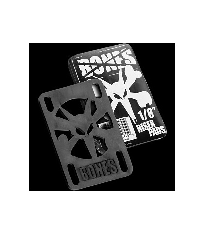 BONES 0.125'' RISERS - BLACK