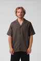 RPM MENS BALLER S/S DRESS SHIRT - OLIVE TAUPE