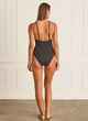 HEAVEN FAITH D CUP ONE PIECE SWIMSUIT - BLACK