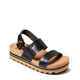 REEF LADIES VISTA HI BUCKLE SANDAL - BLACK / TAN