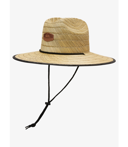 QUIKSILVER WATERMAN DREDGED STRAW HAT - NATURAL