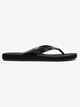 QUIKSILVER CARVER II DELUXE JANDAL - BLACK / BROWN