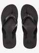 QUIKSILVER CARVER II DELUXE JANDAL - BLACK / BROWN