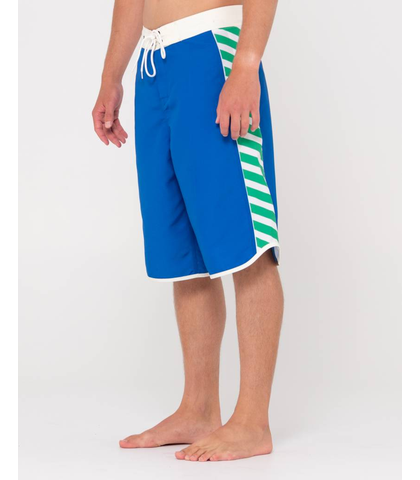 RUSTY MENS MIKE N IKE FIXED WAIST BOARDSHORT - ROYAL BLUE