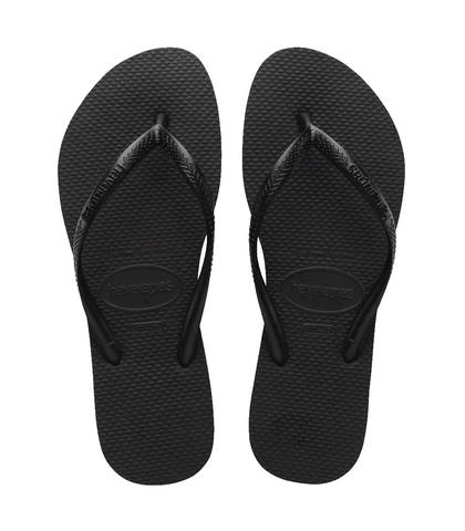 HAVAIANA'S SLIM BASIC BLACK JANDAL