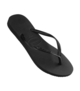 HAVAIANA'S SLIM BASIC BLACK JANDAL