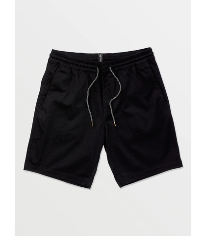 VOLCOM MENS FRICKEN ELASTIC WAIST WALKSHORT - BLACK