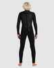 QUIKSILVER BOYS PROLOGUE 3/2 GBS BACK ZIP STEAMER - BLACK