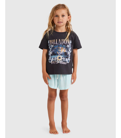 BILLABONG TODDLERS UNDER THE SUN TEE - OFF BLACK