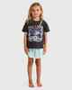 BILLABONG TODDLERS UNDER THE SUN TEE - OFF BLACK