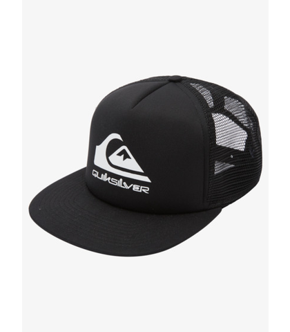 QUIKSILVER FOAMSLAYER TRUCKER CAP - BLACK