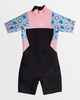 ROXY TODDLERS 2/2 PROLOGUE SPRINGSUIT - CRYSTAL TEAL FLOWER