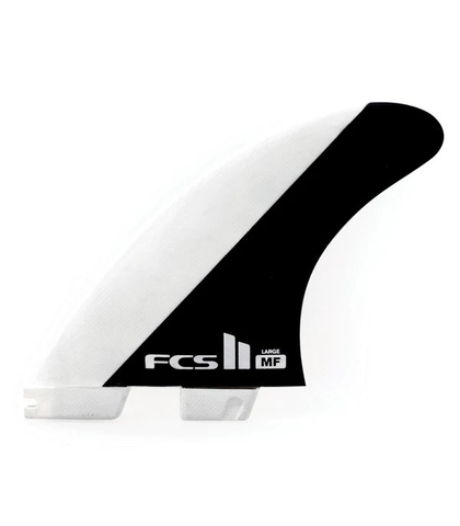 FCS II MF PERFORMANCE CORE TRI FIN SET - BLACK / WHITE