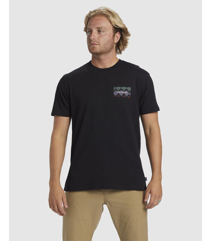 BILLABONG MENS SEGMENT S/S TEE - BLACK