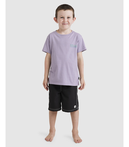 BILLABONG GROMS LIZARD S/S TEE - PURPLE HAZE