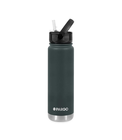 PARGO 750ML INSULATED SPORTS BOTTLE - BBQ CHARCOAL