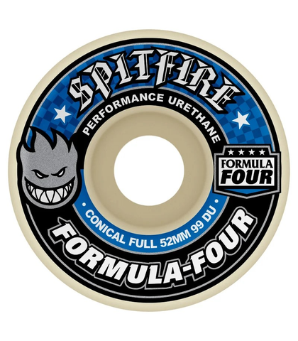 SPITFIRE WHEELS - F4 99 CONICAL FULL 52mm