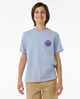 RIPCURL BOYS WETSUIT ICON TEE - SPRAY BLUE