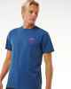 RIPCURL MENS WETSUIT ICON TEE - WASHED NAVY