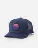 RIPCURL MENS WETSUIT ICON TRUCKER CAP - WASHED NAVY