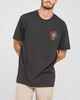 MAD HUEYS CAPTAIN COOKED S/S TEE - CHARCOAL